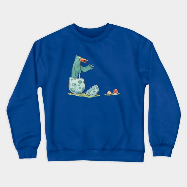 Birds Crewneck Sweatshirt by Arkel88